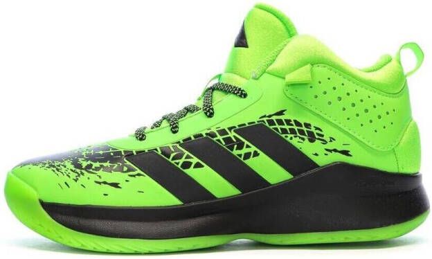 Adidas Cross Em Up 5 Basketbal Brede Sneakers Groen Man