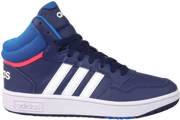 Adidas Perfor ce Hoops Mid Schoenen Kinderen Blauw