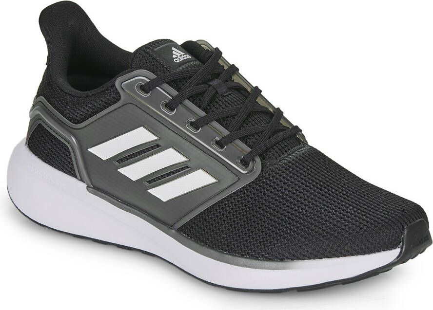 Adidas Performance EQ19 hardloopschoenen zwart wit grijs - Foto 3