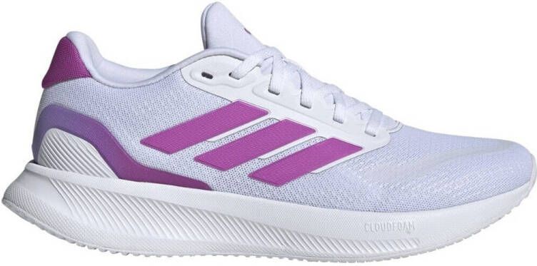 Adidas Dames Runfalcon 5 Hardloopschoenen JR3089 Cloudfoam Adiwear Sneakers Wit - Foto 7