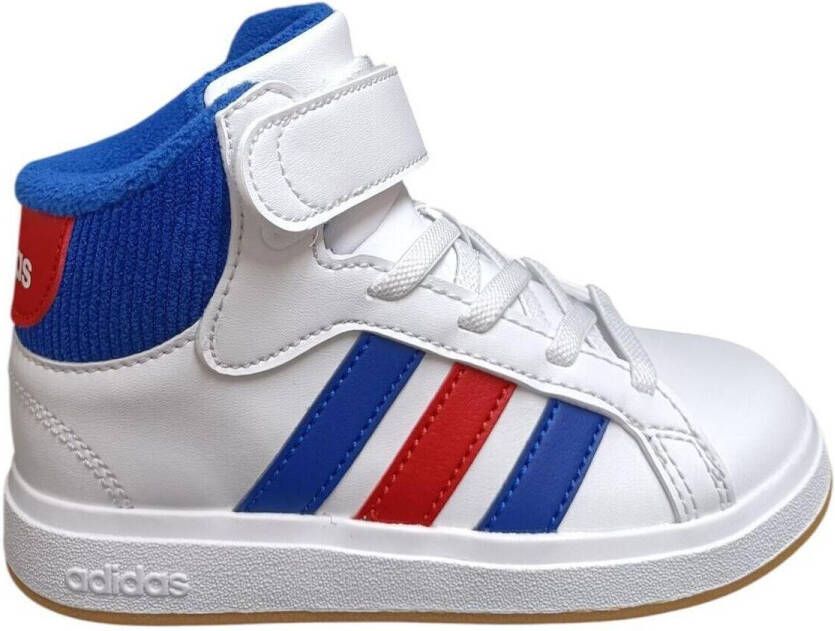 Adidas Sportswear Grand Court Mid sneakers wit kobaltblauw rood - Foto 5