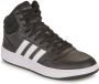 Adidas SPORTSWEAR Hoops 3.0 Mid Sneakers Core Black Ftwr White Grey Six - Thumbnail 5