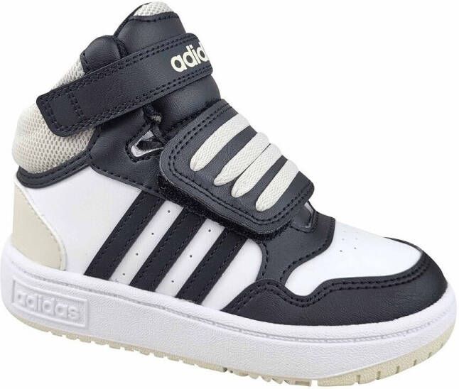 Adidas Hoops Mid 3.0 kinder sneakers wit zwart Uitneembare zool - Foto 3