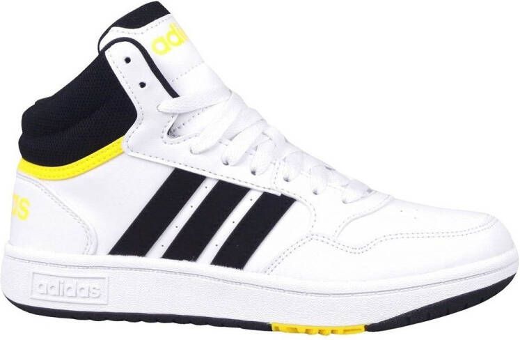 Adidas hoops mid 3.0 sneakers wit geel kinderen - Foto 5