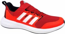 Adidas Sportswear FortaRun 2.0 Cloudfoam Schoenen met Elastische Veters en Klittenband Kinderen Rood