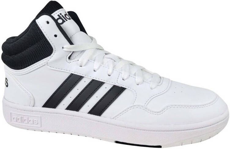 Adidas Originals Hoops 3.0 sneakers wit zwart Jongens Meisjes Imitatieleer 36 2 3 - Foto 3