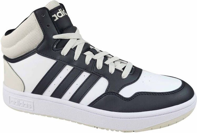 Adidas Hoops Mid 3.0 kinder sneakers wit zwart 1 3 Uitneembare zool
