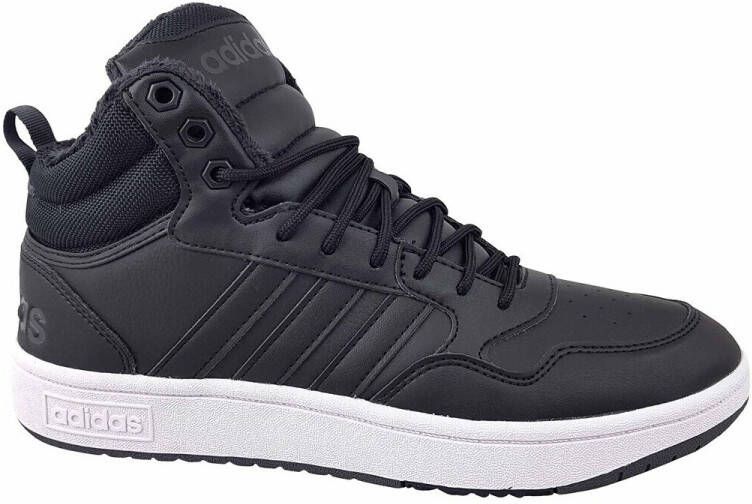 Adidas Sportswear Hoops 3.0 Mid Lifestyle Basketball Classic Fur Lining Winterized Shoes Unisex Zwart - Foto 3
