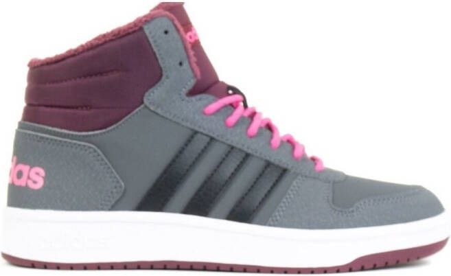 Adidas hoops 2.0 mid sneakers grijs kinderen