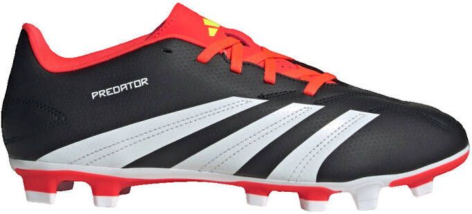 Adidas Predator Club FxG Core Black Cloud White Solar Red- Heren Core Black Cloud White Solar Red