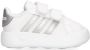 Adidas Sportswear Grand Court 2.0 sneakers wit matzilver Imitatieleer 20 - Thumbnail 3
