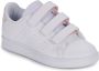 Adidas Sportswear Advantage CF sneakers wit lichtroze Jongens Meisjes Synthetisch 34 - Thumbnail 4
