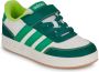 Adidas Breakbase C jongens sneaker Wit Groen - Thumbnail 2