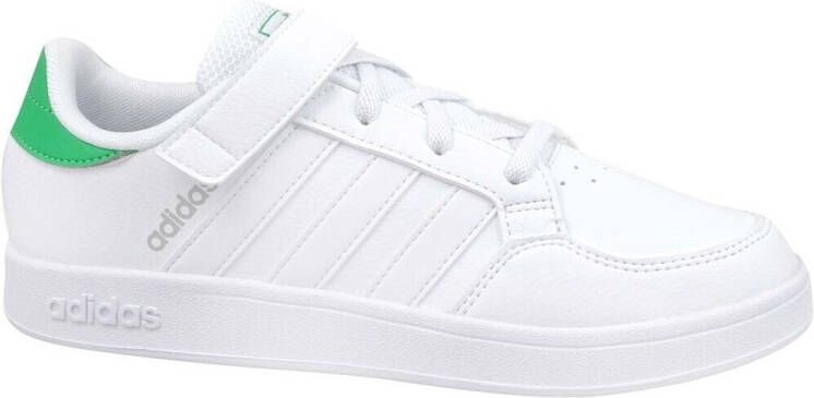 Adidas breaknet sneakers wit groen kinderen