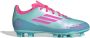 Adidas Perfor ce F50 Club FG MA Messi Junior voetbalschoenen aqua fuchsia - Thumbnail 3