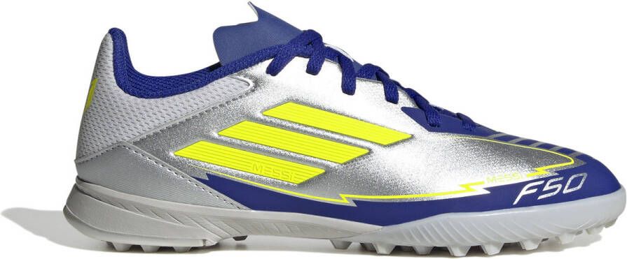 Adidas Lage Sneakers Chaussures de football enfant F50 League Messi TF