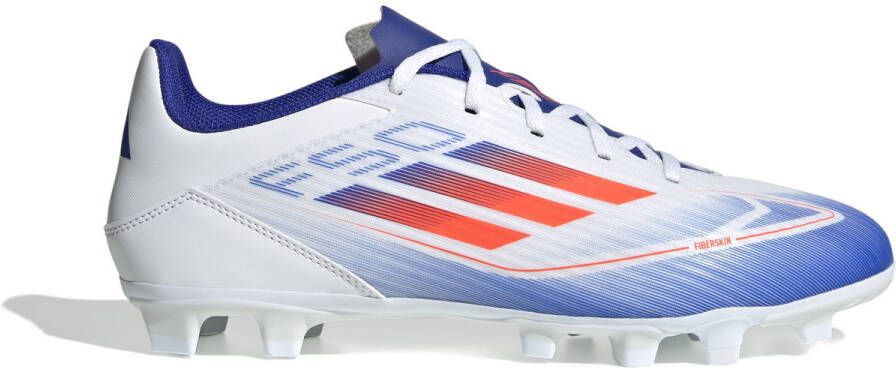 Adidas F50 Club FXG Cloud White Solar Red Lucid Blue- Dames Cloud White Solar Red Lucid Blue - Foto 2