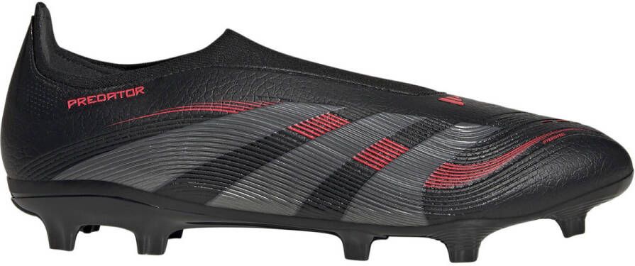 Adidas Lage Sneakers Chaussures de football sans lacet Predator League FG MG