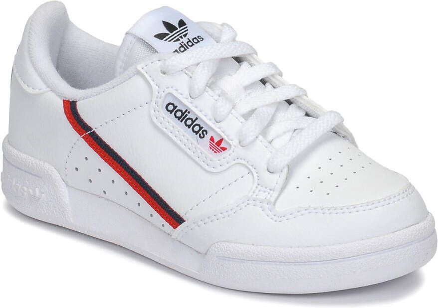 Adidas Originals Continental 80 J Sneaker Basketball Schoenen ftwr white scarlet collegiate navy 38 2 3 beschikbare maaten:38 2 3