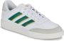 Adidas Courtblock heren sneakers wit groen 1 3 Uitneembare zool - Thumbnail 4