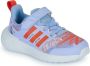 Adidas Sportswear x Disney FortaRun 2.0 Moana Cloudfoam Schoenen met Elastische Veters en Klittenband Kinderen Blauw - Thumbnail 2