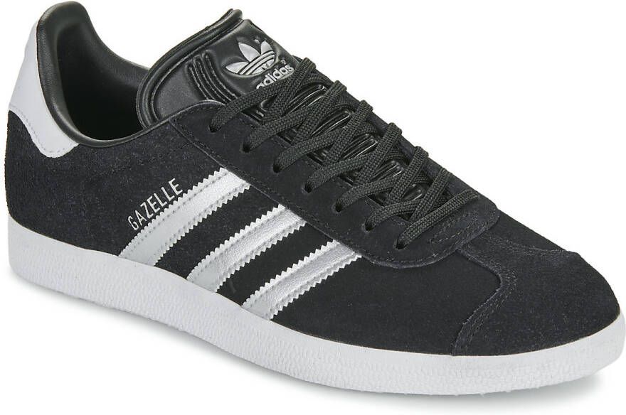 Adidas Originals Zwarte Gazelle Sneakers Old-School Vibes Zwart Dames - Foto 3