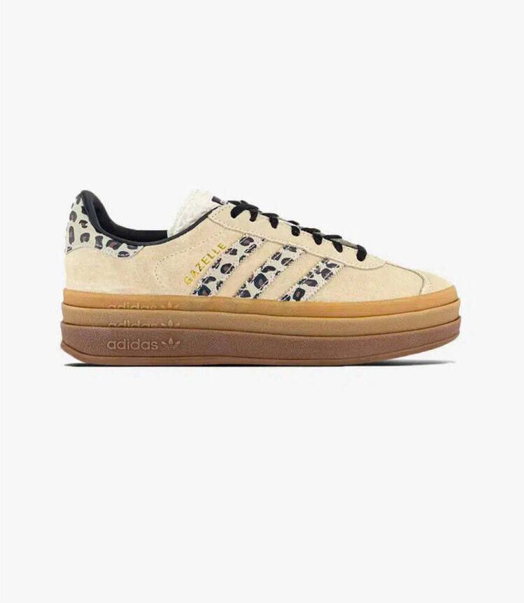 Adidas Lage Sneakers Gazelle Bold Cream Black Leopard ( 's)