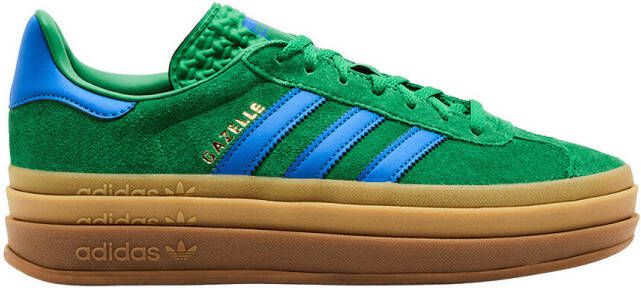 Adidas Lage Sneakers Gazelle Bold Green Blue Gum (Women's)