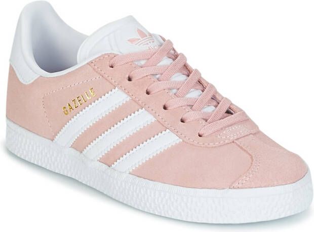 Adidas Originals Gazelle Shoes Icey Pink Cloud White Gold Metallic Kind Icey Pink Cloud White Gold Metallic - Foto 9