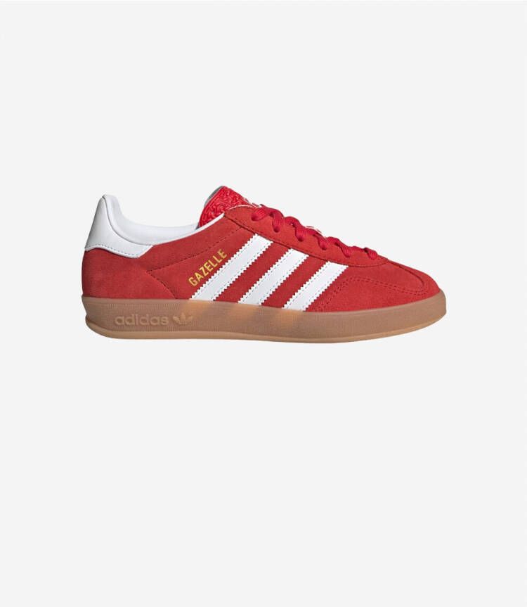 Adidas Lage Sneakers Gazelle Indoor Better Scarlet Cloud White Gum (GS)
