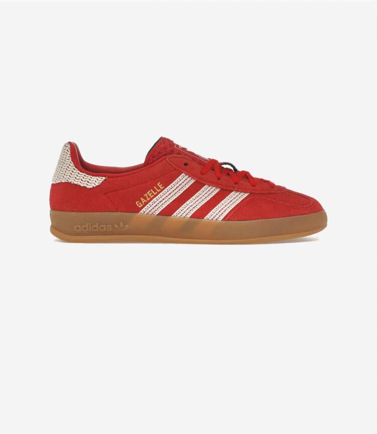Adidas Lage Sneakers Gazelle Indoor Better Scarlet Wonder White Gum (Women's)