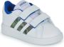 Adidas Sportswear Grand Court 2.0 sneakers wit zwart oranje Imitatieleer 26 - Thumbnail 3