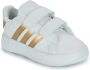 Adidas Meisjes Sneaker Grand Court 2.0 CF Wit Goud WIT - Thumbnail 2
