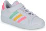Adidas Sportswear Grand Court Lifestyle Court Elastic Lace and Top Strap Schoenen Kinderen Wit - Thumbnail 2