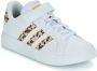 Adidas Sportswear Grand Court 2.0 EL sneakers wit camel bruin Imitatieleer 35 1 2 - Thumbnail 3