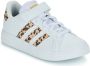 Adidas Sportswear Grand Court 2.0 EL sneakers wit camel bruin Jongens Meisjes Imitatieleer 35 1 2 - Thumbnail 4