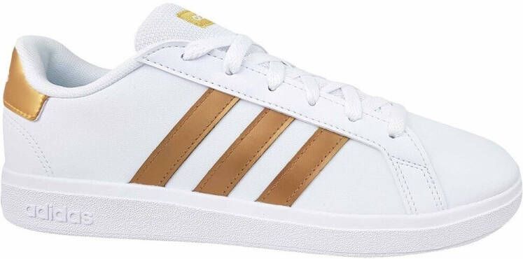 Adidas Sportswear Grand Court 2.0 sneakers wit matgoud Imitatieleer 39 1 3 - Foto 9