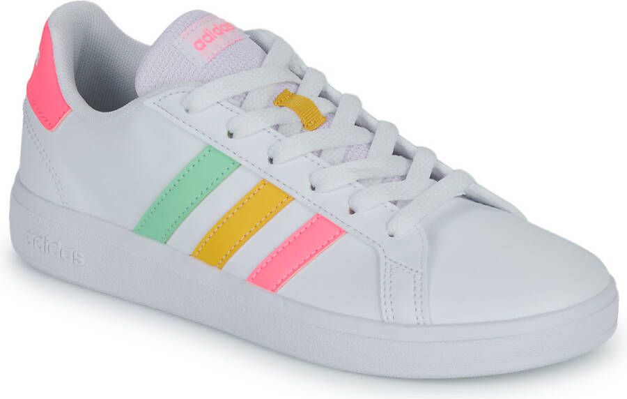 Adidas Sportswear Grand Court Lifestyle Tennis Lace-Up Schoenen Kinderen Wit - Foto 5