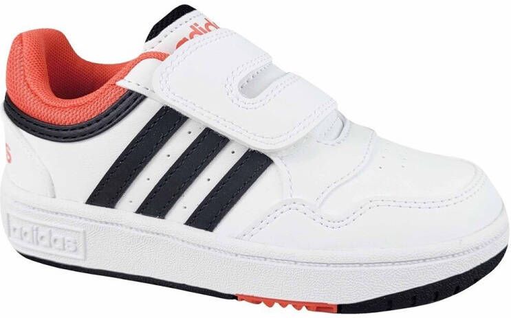 Adidas Sportswear Hoops 3.0 sneakers wit zwart rood Imitatieleer 23 1 2 - Foto 4