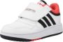 Adidas Sportswear Hoops 3.0 sneakers wit zwart rood Imitatieleer 23 1 2 - Thumbnail 8