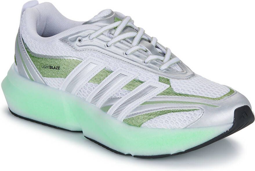 Adidas Sportswear Lightblaze Glow sneakers wit zilvermetallic limegroen - Foto 6