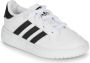 Adidas Court J Lage Schoen in Cloud White Zwart White - Thumbnail 4