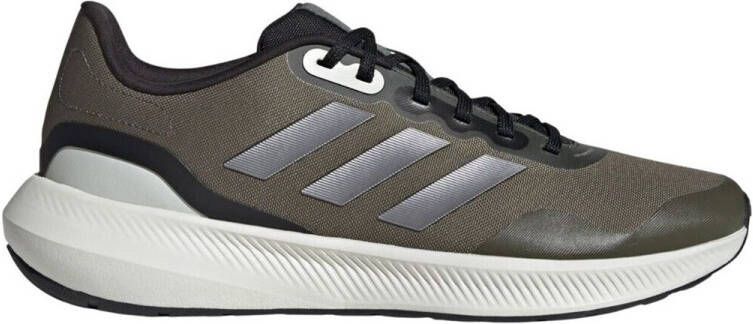 Adidas Performance Runfalcon 3.0 hardloopschoenen olijfgroen zwart wit - Foto 3