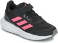 Adidas Sportswear Runfalcon 3.0 hardloopschoenen zwart fuchsia grijs Jongens Meisjes Mesh 36 2 3 Sneakers - Zwart