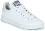 Adidas Originals Stan Smith sneakers wit lichtoranje lichtblauw - Thumbnail 3
