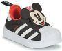 Adidas Originals Disney Superstar 360 Schoenen Core Black Cloud White Vivid Red - Thumbnail 3