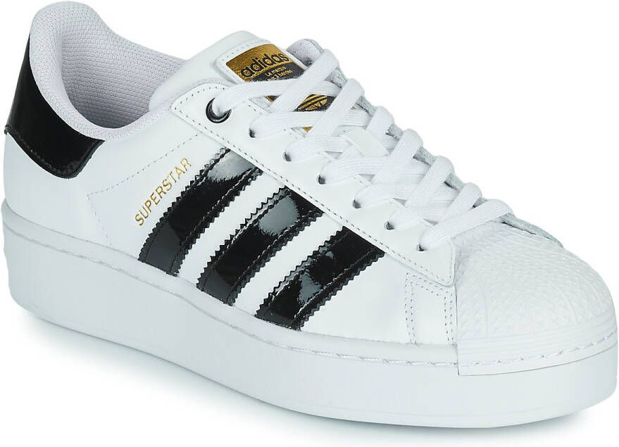 Fotoelektrisch Grillig thuis Adidas Superstar Bold W Dames Sneakers Ftwr White Core Black Gold Met -  Schoenen.nl