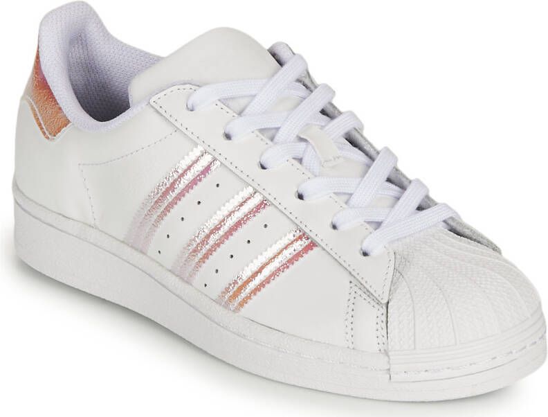 Adidas Witte Superstar J Sneakers met Holografische Accenten Wit - Foto 11
