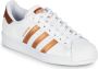 Adidas Originals Witte Leren Sneakers met Contrast Inzetstukken White Dames - Thumbnail 4