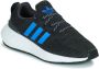 Adidas Originals Swift Run 22 sneakers zwart kobaltblauw wit - Thumbnail 2
